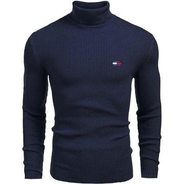 Maglione Slim Fit con Collo Alto per Uomo