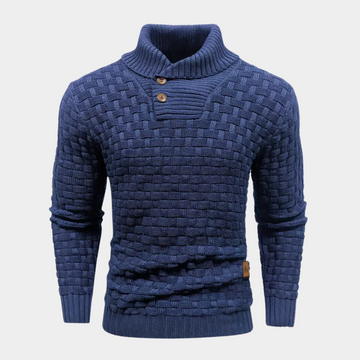 Pullover con Design Intrecciato Elegante per Uomo