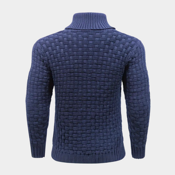 Pullover con Design Intrecciato Elegante per Uomo