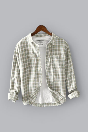 Camicia Slim Fit Raffinata in Cotone