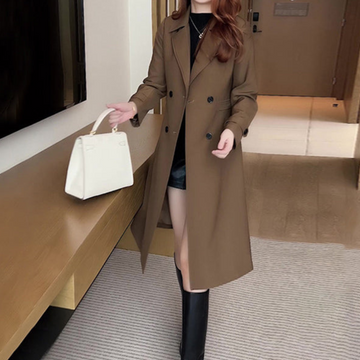 Trenchcoat Elegante e Caldo per Donna