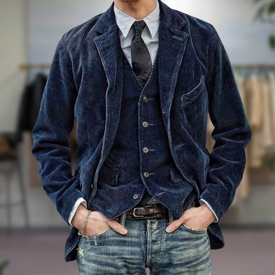 Giacca Versatile con Gilet Abbinato per Uomo