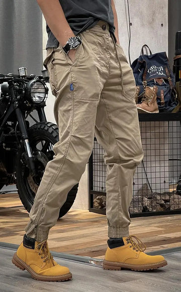 Pantaloni Cargo con Vestibilità Elegante per Uomo